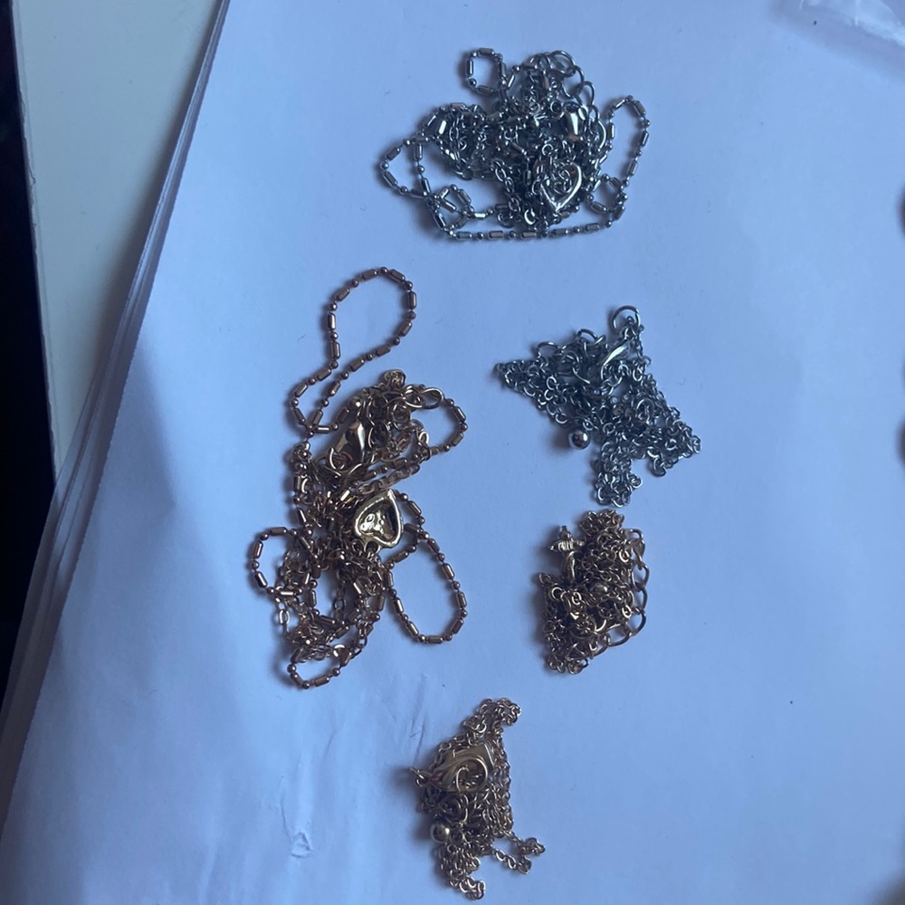 5 necklaces